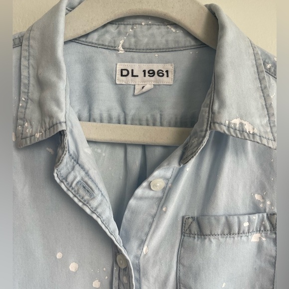 DL 1961 Kids Denim Shirt Size 5 - Picture 2 of 4